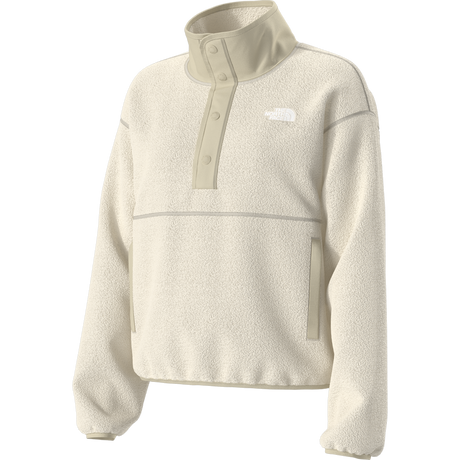 The North Face - Cragmont Snap 1/2 Fleece Jacket da donna - White Dune/Desert Stone - vista alternativa 2