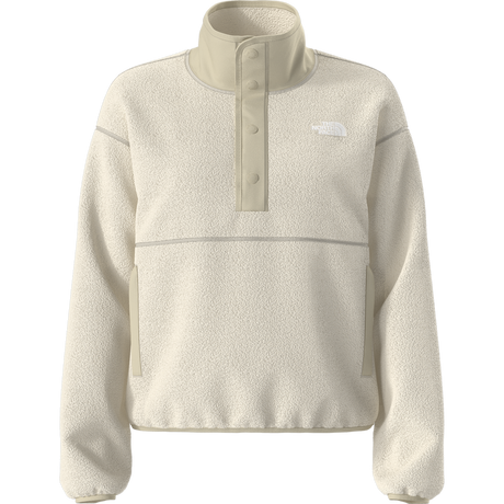 The North Face - Cragmont Snap 1/2 Fleece Jacket da donna - White Dune/Desert Stone - vista principale