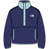 The North Face - Cragmont Snap 1/2 Fleece Jacket da donna - T TRIUMPH GREEN - vista principale