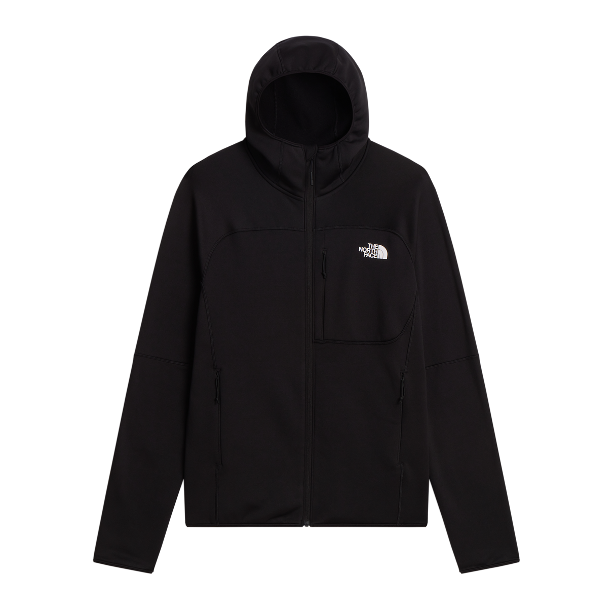 The North Face - Polartec Powerstretch Meteora Hoodie da uomo - TNF BLACK - vista principale