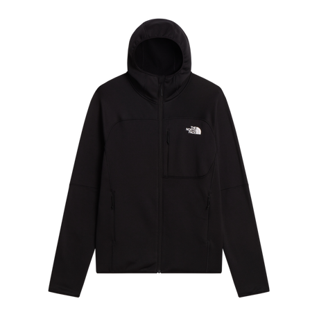 The North Face - Polartec Powerstretch Meteora Hoodie da uomo - TNF BLACK - vista principale