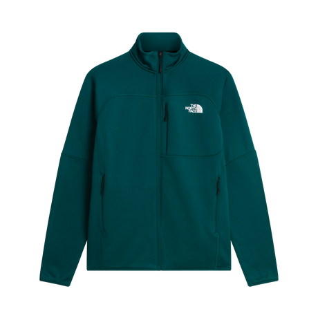 The North Face - Polartec Powerstretch Meteora full-zip da uomo - Pacific Teal - vista principale