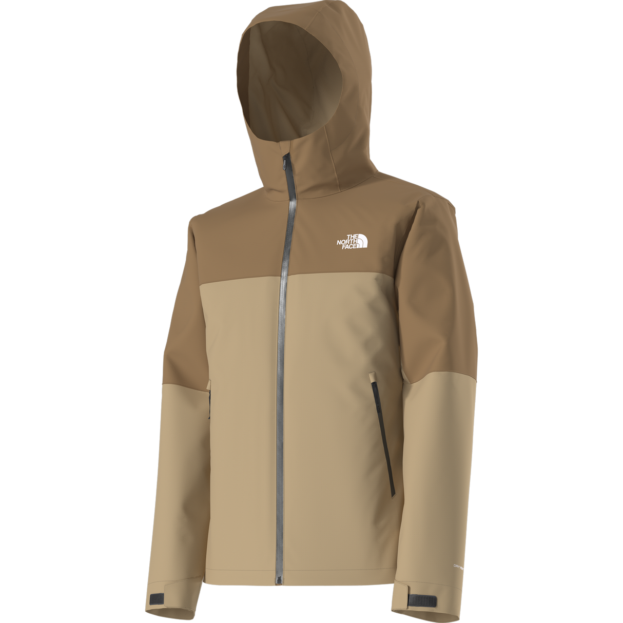 The North Face - Dryvent Zip-IN Jacket Active Blue/Estate Blue da uomo - KHAKI STONE/UTILITY BROWN - vista alternativa 2