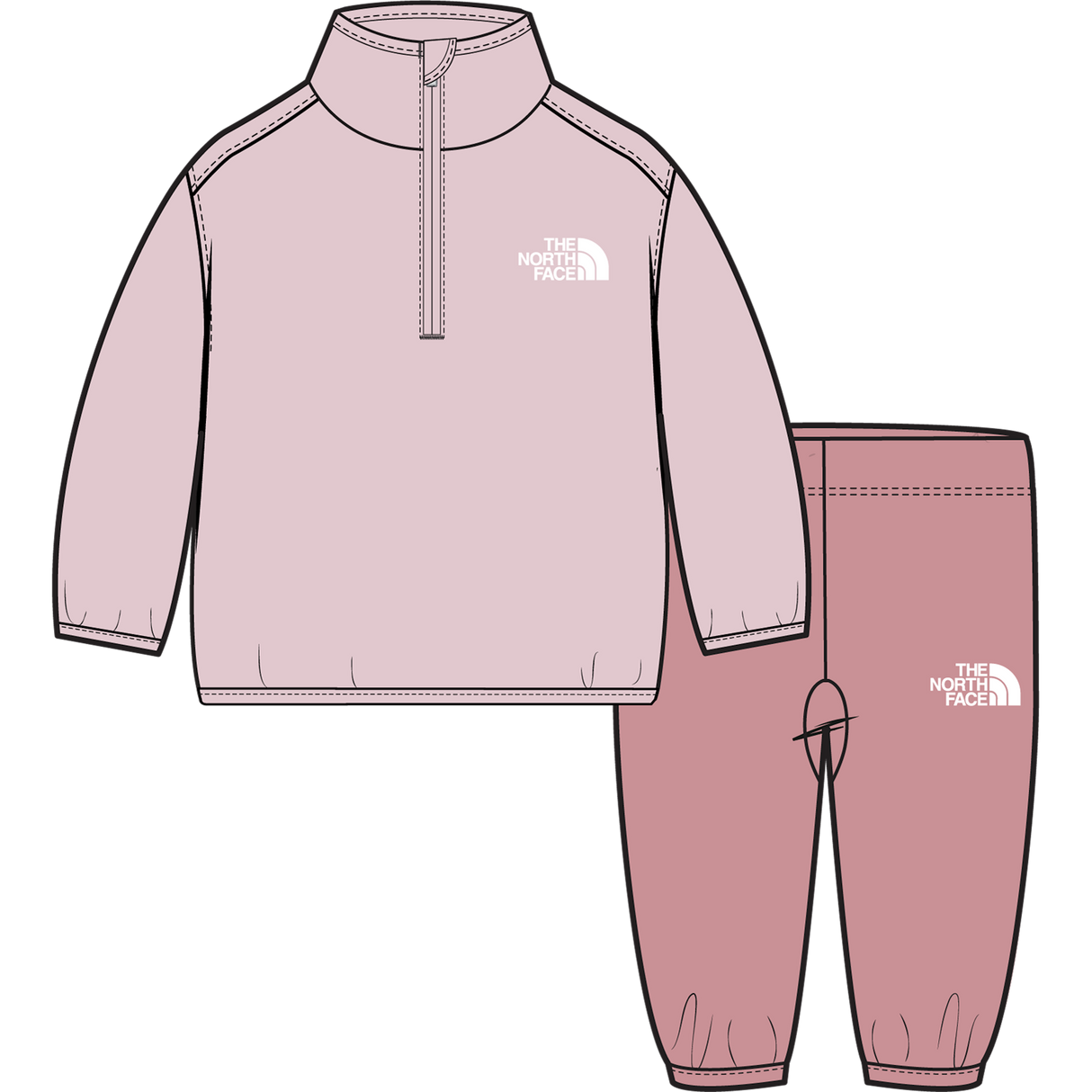 The North Face - Baby Glacier Set Glacier Pale Blossom/primrose - MRSHBRN/FOGGRY - vista alternativa 10