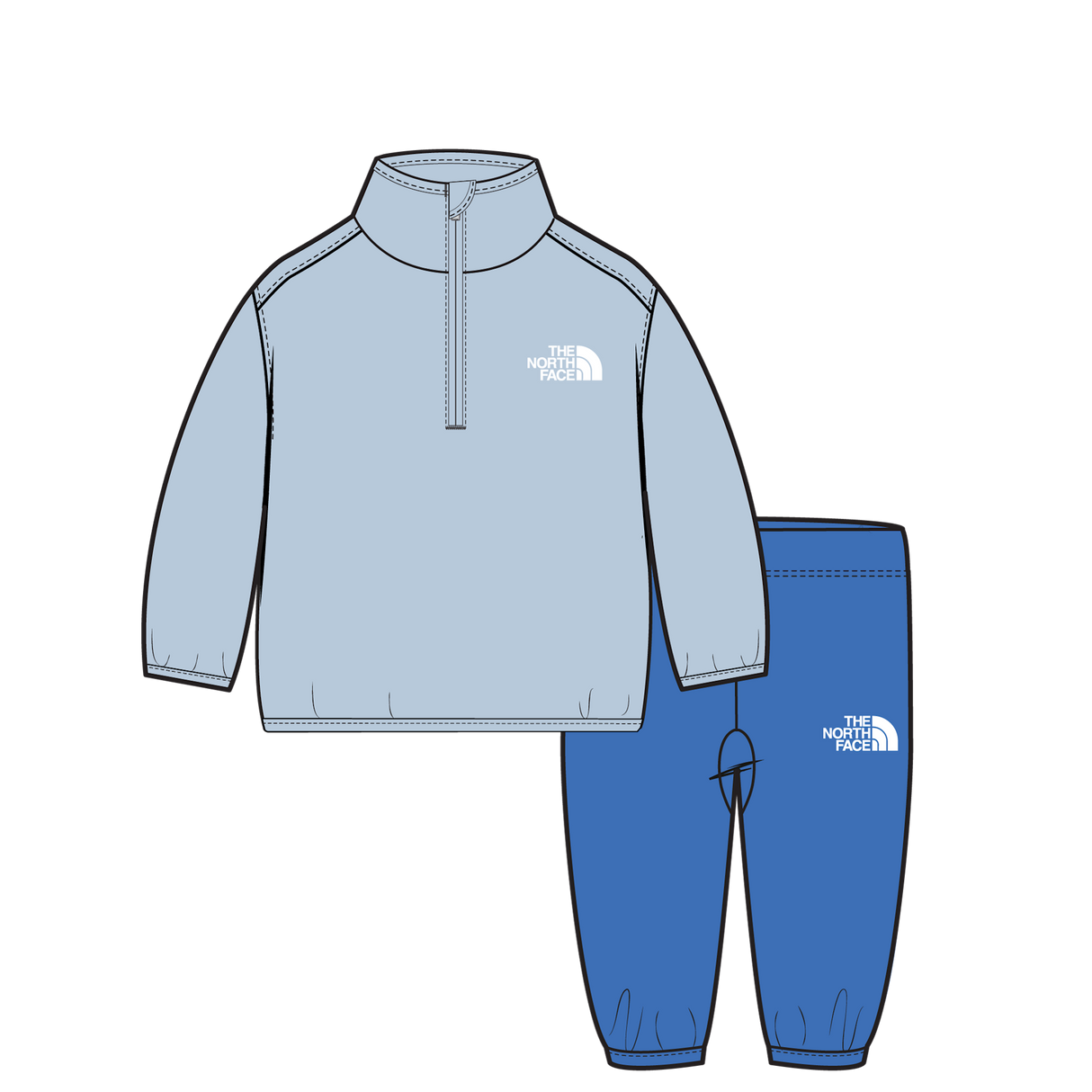 The North Face - Baby Glacier Set Glacier Pale Blossom/primrose - MLTRYGN/MRDNBLU - vista principale