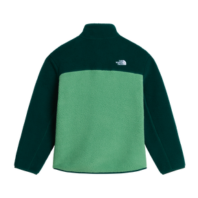The North Face - Teen Yumiori 1/4 Zip Jacket - Dimmed Algae/Hunter Grey - vista alternativa 1