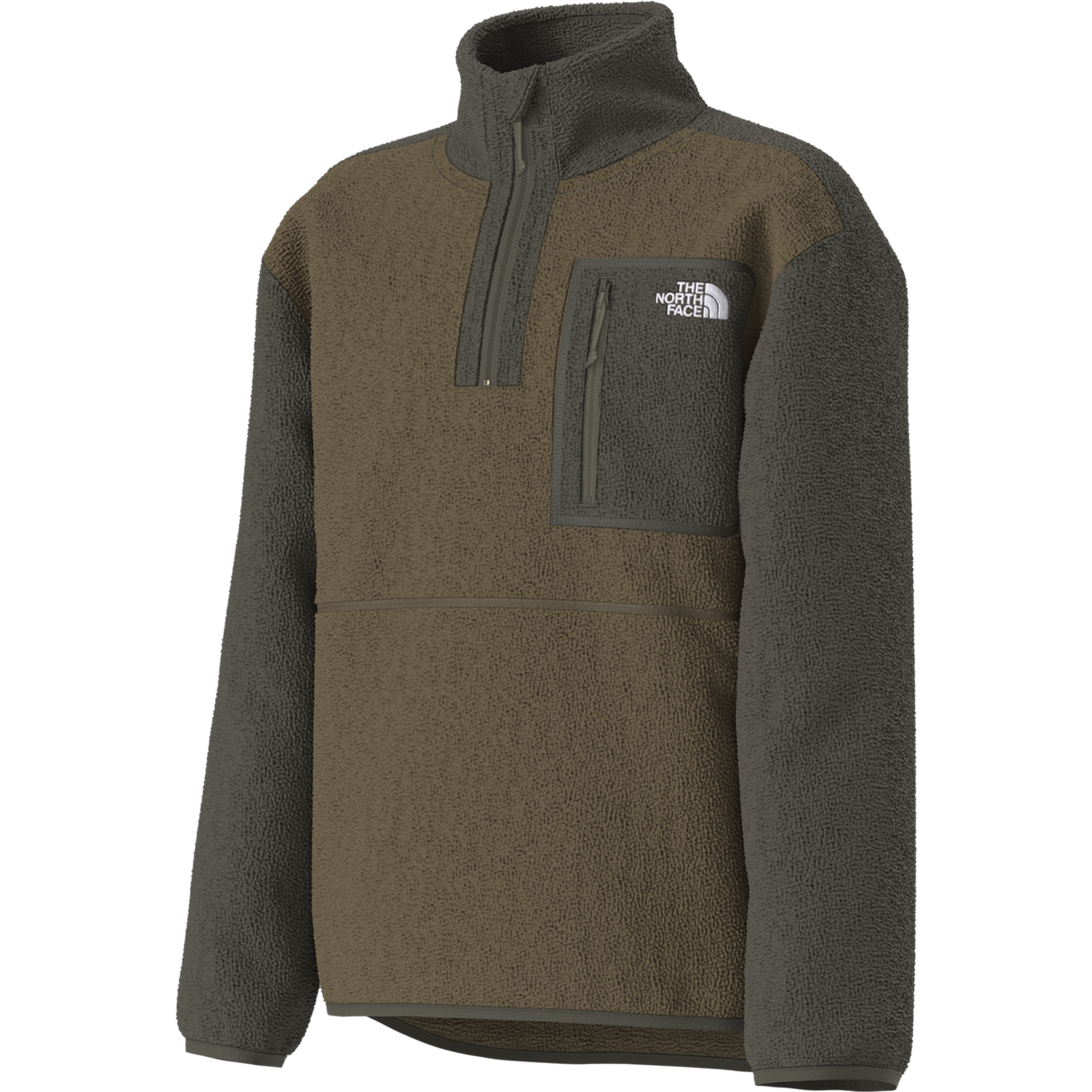 The North Face - Teen Yumiori 1/4 Zip Jacket - ROPEBRN/TRAILBN - vista alternativa 2