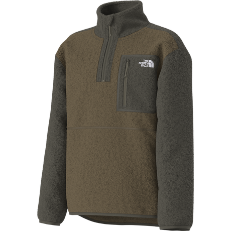 The North Face - Teen Yumiori 1/4 Zip Jacket - ROPEBRN/TRAILBN - vista alternativa 2