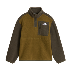 The North Face - Teen Yumiori 1/4 Zip Jacket - Brown - vista principale