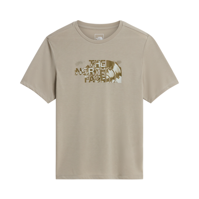 The North Face - Foundation Short Sleeves T-shirt-graph da uomo - Stone Slab - vista principale