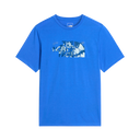 The North Face - Foundation Short Sleeves T-shirt-graph da uomo - Blue - vista principale