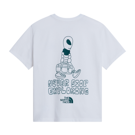 The North Face - Teen Alien Relaxed Ss Tee - Graphic - TNF WHITE - vista alternativa 1