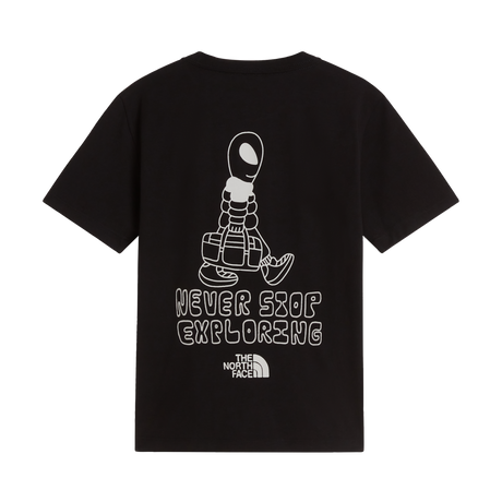 The North Face - Teen Alien Relaxed Ss Tee - Graphic - TNF BLACK - vista alternativa 1