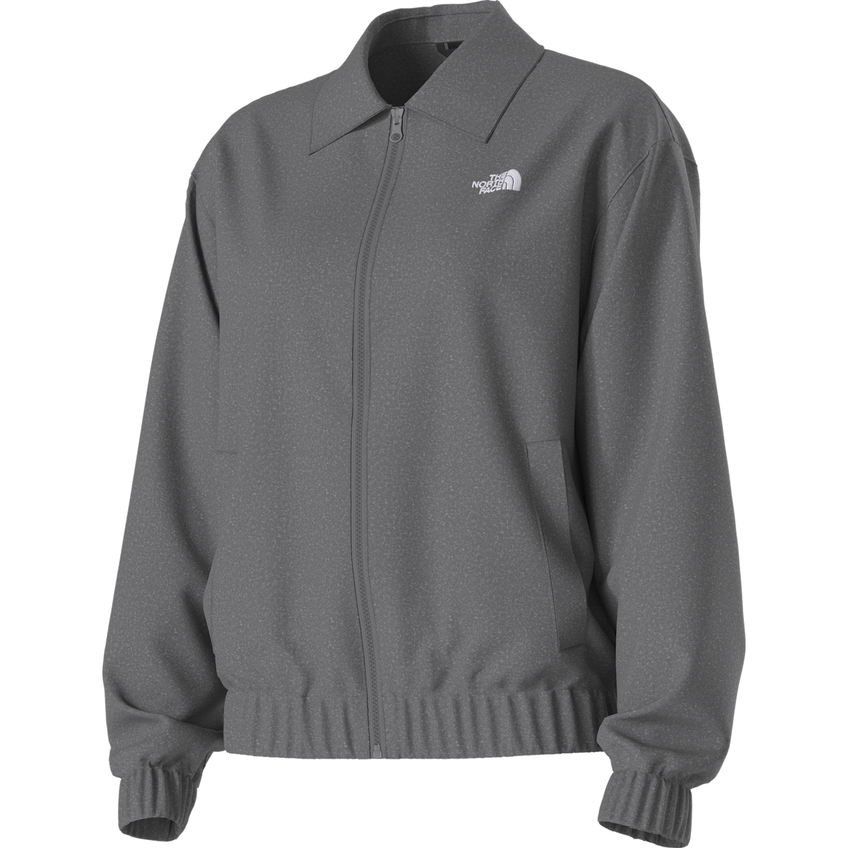 The North Face - Fleece Collared Jacket Smoked Pearl da donna - SMOKEDPERLBKHTR - vista alternativa 12