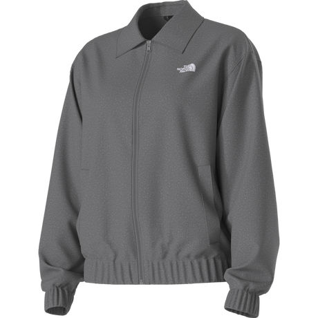 The North Face - Fleece Collared Jacket Smoked Pearl da donna - SMOKEDPERLBKHTR - vista alternativa 12