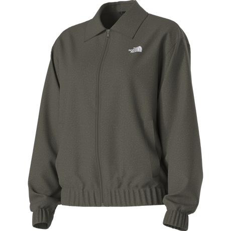The North Face - Fleece Collared Jacket Smoked Pearl da donna - NEWTAUPGNBLKHTR - vista alternativa 12