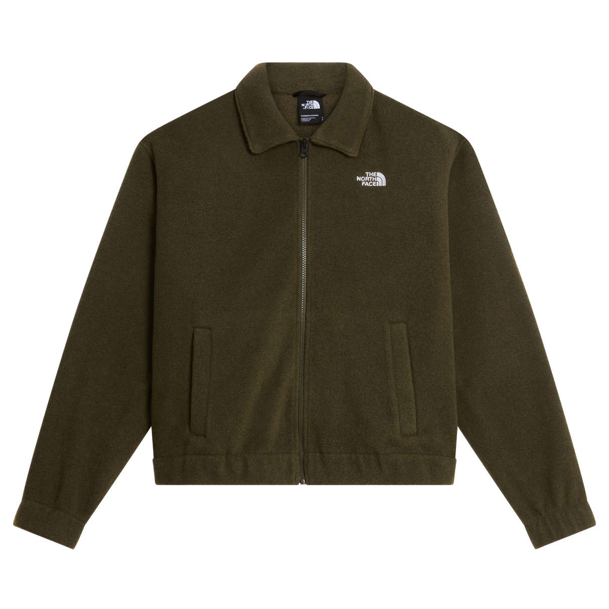 The North Face - Fleece Collared Jacket Smoked Pearl da donna - NEWTAUPGNBLKHTR - vista principale