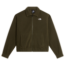 The North Face - Fleece Collared Jacket Smoked Pearl da donna - GREEN - vista principale