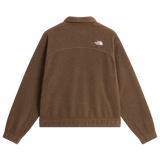 The North Face - Fleece Collared Jacket Smoked Pearl da donna - LOGOREPEATPRINT - vista alternativa 1