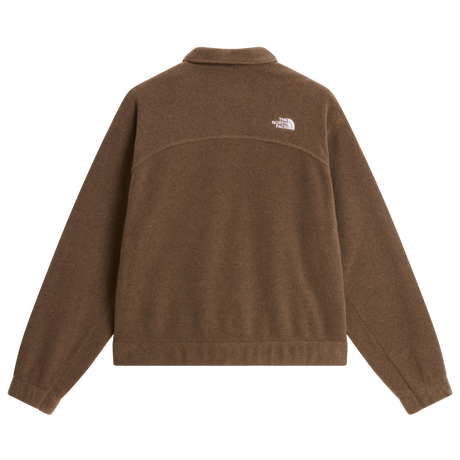 The North Face - Fleece Collared Jacket Smoked Pearl da donna - LOGOREPEATPRINT - vista alternativa 1
