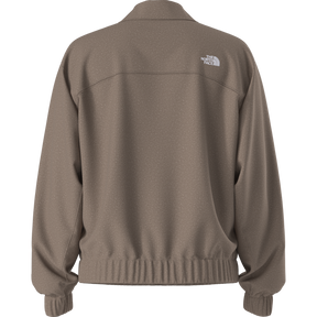 The North Face - Fleece Collared Jacket Smoked Pearl da donna - LOGOREPEATPRINT - vista alternativa 11