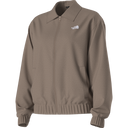 The North Face - Fleece Collared Jacket Smoked Pearl da donna - LOGOREPEATPRINT - vista alternativa 12