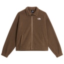 The North Face - Fleece Collared Jacket Smoked Pearl da donna - Brown - vista principale