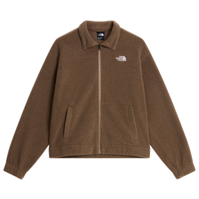 The North Face - Fleece Collared Jacket Smoked Pearl da donna - Brown - vista principale