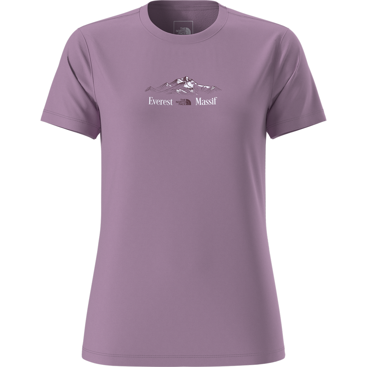 The North Face - Foundation Short Sleeves T-shirt-graph da donna - Hushed Lavender - vista principale