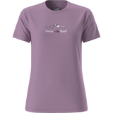 The North Face - Foundation Short Sleeves T-shirt-graph da donna - Hushed Lavender - vista principale