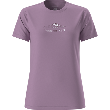 The North Face - Foundation Short Sleeves T-shirt-graph da donna - Hushed Lavender - vista principale