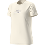 The North Face - Foundation Short Sleeves T-shirt-graph da donna - WHITE DUNE - vista alternativa 12