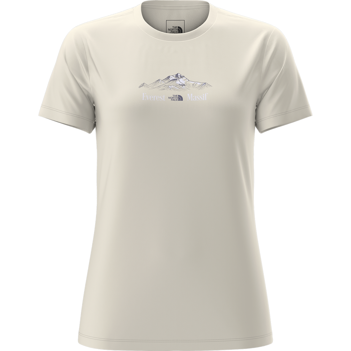 The North Face - Foundation Short Sleeves T-shirt-graph da donna - WHITE DUNE - vista principale