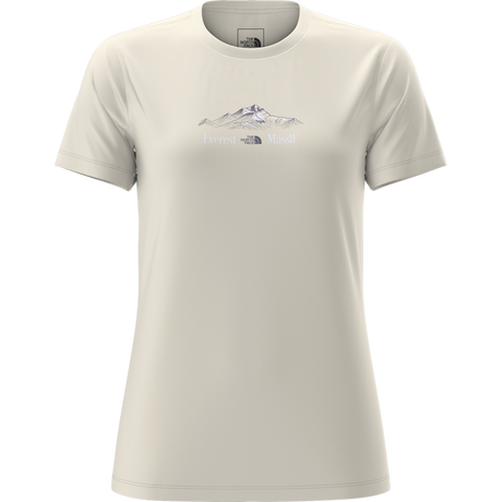 The North Face - Foundation Short Sleeves T-shirt-graph da donna - WHITE DUNE - vista principale