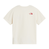 The North Face - Teen G Brand Proud Relaxed Ss Tee - Gra - WHITE DUNE - vista alternativa 1