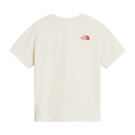 The North Face - Teen G Brand Proud Relaxed Ss Tee - Gra - WHITE DUNE - vista alternativa 1