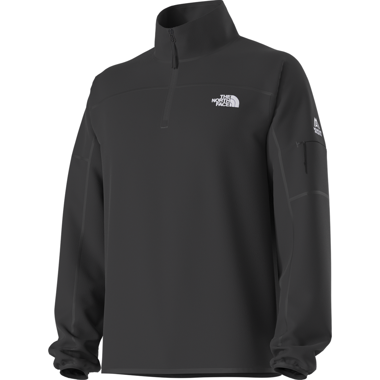 The North Face - Mountain Athletics Glacier 1/4 Zip Fl da uomo - TNF BLACK - vista alternativa 12
