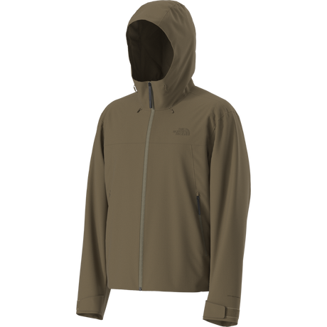 The North Face - TNF Range LT Hooded Jacket Caraway Seed da uomo - TNFBLK/BRNNRABL - vista alternativa 2