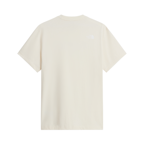 The North Face - Explorer Badges Rlx SS Tee-Graphic Bold Blue unisex - WHITE DUNE - vista alternativa 1