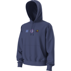 The North Face - Explorer Badges Rlx Hoodie-Graphic Bold Blue unisex - SHQUAILGY/CLDGY - vista alternativa 12