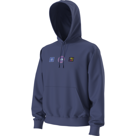 The North Face - Explorer Badges Rlx Hoodie-Graphic Bold Blue unisex - SHQUAILGY/CLDGY - vista alternativa 12