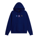 The North Face - Explorer Badges Rlx Hoodie-Graphic Bold Blue unisex - SHQUAILGY/CLDGY - vista principale