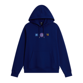 The North Face - Explorer Badges Rlx Hoodie-Graphic Bold Blue unisex - Blue - vista principale