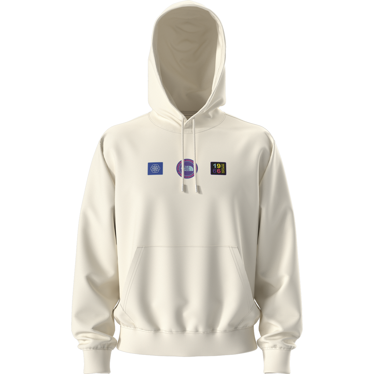 The North Face - Explorer Badges Rlx Hoodie-Graphic Bold Blue unisex - WHITE DUNE - vista alternativa 10