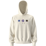 The North Face - Explorer Badges Rlx Hoodie-Graphic Bold Blue unisex - WHITE DUNE - vista alternativa 10