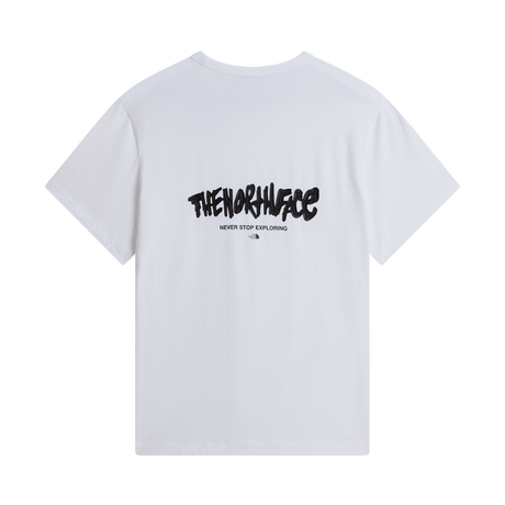 The North Face - Nse Relaxed Ss Tee-logo Play unisex - TNF WHITE - vista alternativa 1