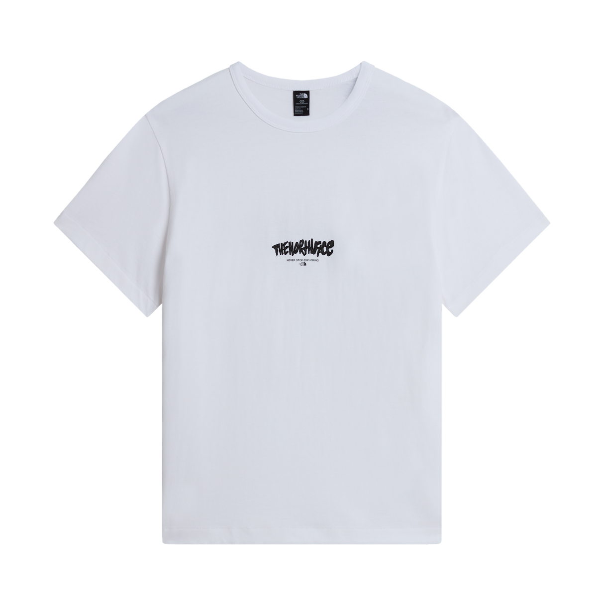 The North Face - Nse Relaxed Ss Tee-logo Play unisex - TNF WHITE - vista principale