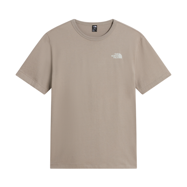 The North Face - Nse Slopes Rlx Ss Tee-graphic unisex - Stone Slab - vista principale