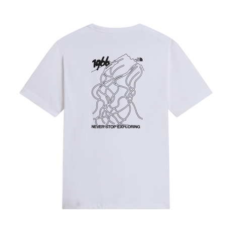 The North Face - Nse Slopes Rlx Ss Tee-graphic unisex - TNF WHITE - vista alternativa 1