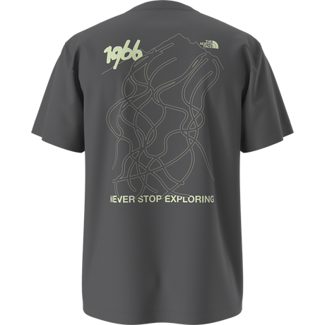 The North Face - Nse Slopes Rlx Ss Tee-graphic unisex - ANTHRACITE GREY - vista alternativa 10